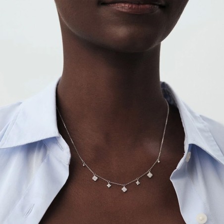 Collier femme ras  du cou agatha beloved argenté 02620946-136-tu – colliers femme