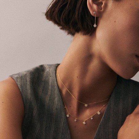 Collier femme ras du cou agatha beloved doré 02690126-137-tu – colliers femme