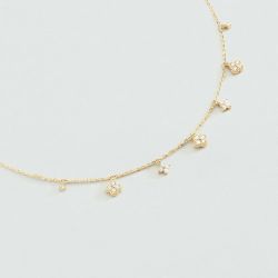 Collier femme ras du cou agatha beloved argenté 02690127-137-tu - colliers-femme - edora - 0