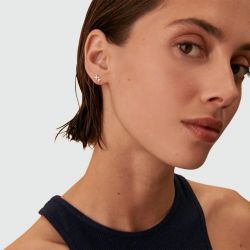 Piercing femme puce agatha shining argenté 02321110-136-tu - puces - edora - 1