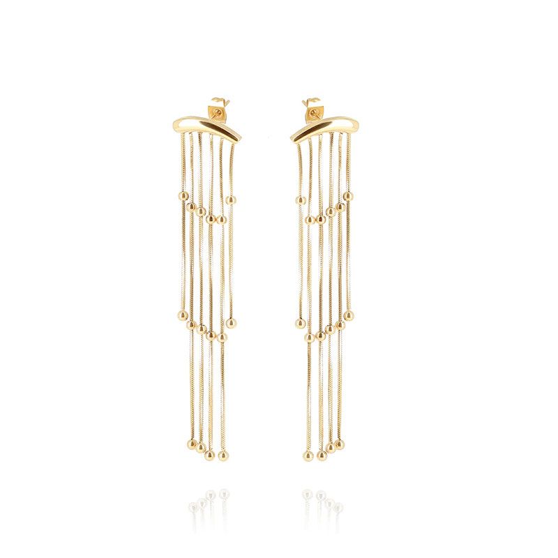 Boucles d'oreilles femme pendantes zag bijoux alceo doré sel25415-01uni - pendantes - edora