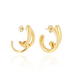 Boucles d'oreilles femme pendantes zag bijoux giota doré sem25526-01uni - pendantes - edora - 0
