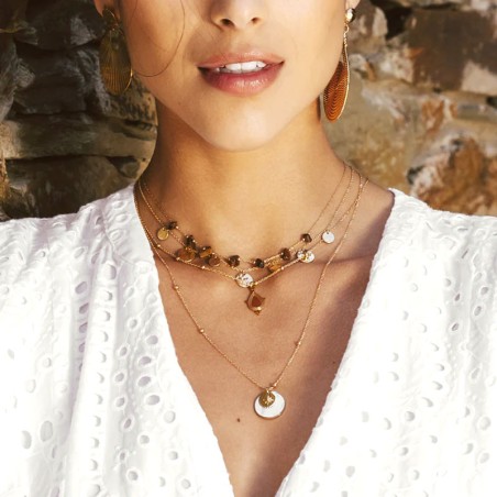 Collier femme zag bijoux neom doré snm7530-01sel – colliers femme