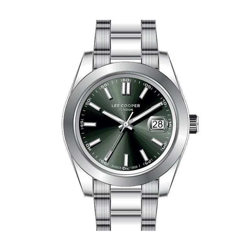 Montre homme lee cooper pierre acier lc08189.370 - analogiques - edora