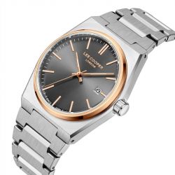 Montre homme  lee cooper stanley  acier lc08196.560 - analogiques - edora - 1