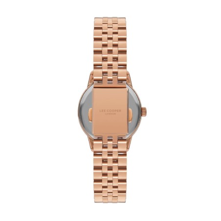Montre femme lee cooper  acier doré rose lc07144.430 – analogiques
