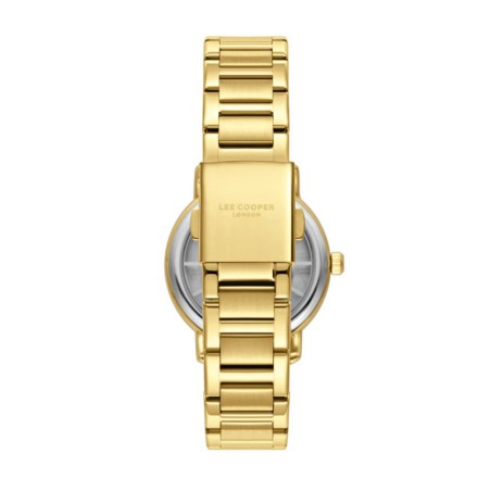 Montre femme lee cooper cheryl acier doré lc08037.130 – analogiques