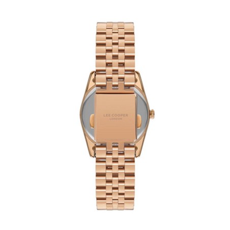 Montre femme lee cooper jody  acier doré rose lc07115.420 – analogiques