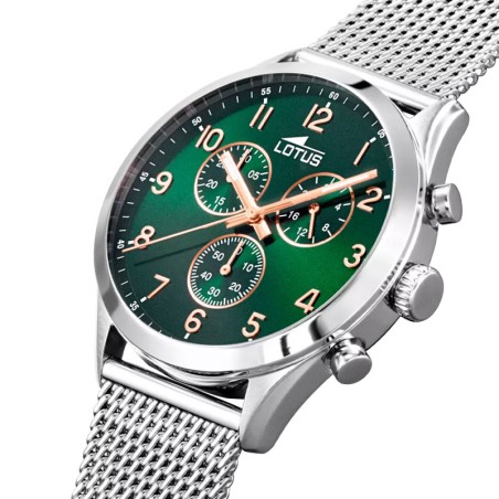 Montre homme chronographe lotus minimalist acier 18637/2 – analogiques