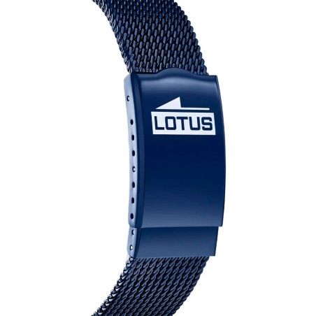 Montre homme chronographe lotus minimalist acier bleu 18638/1 – chronographes