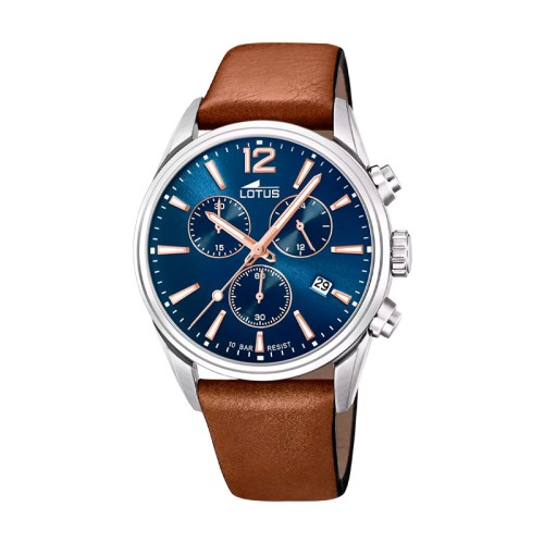 Montre Homme Chronographe LOTUSCuir Marron 18691/2