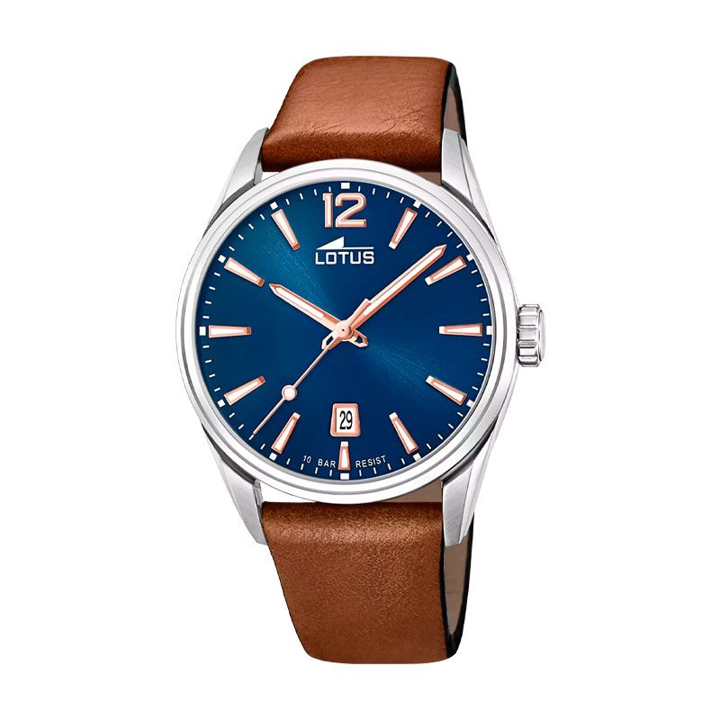 Montre homme lotus cuir marron 18693/2 - analogiques - edora