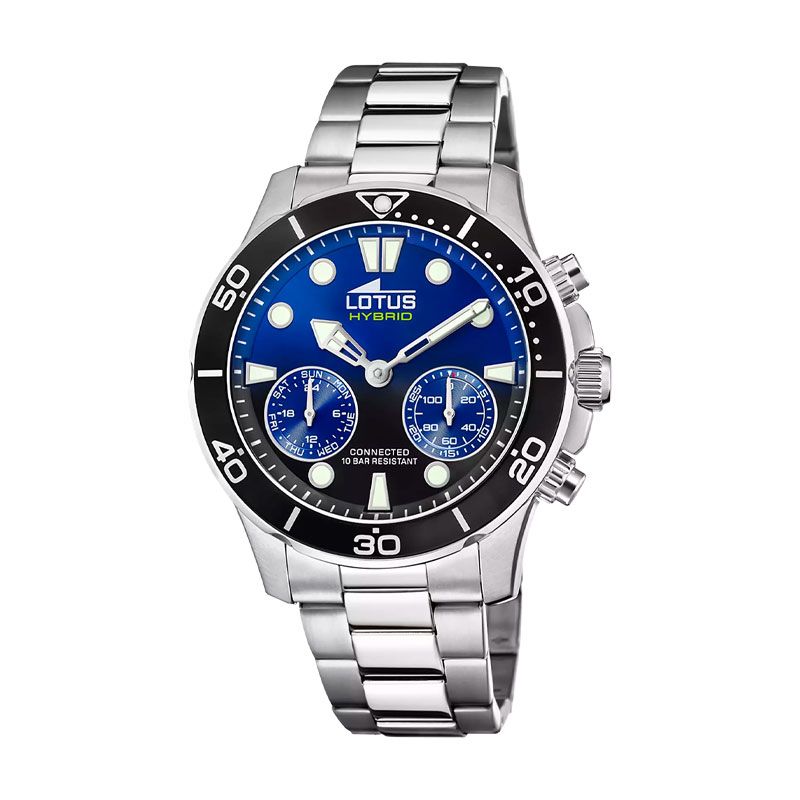Montre homme connectée lotus hybrid acier 18800/3 - montre connectée homme & femme - - connectees - edora