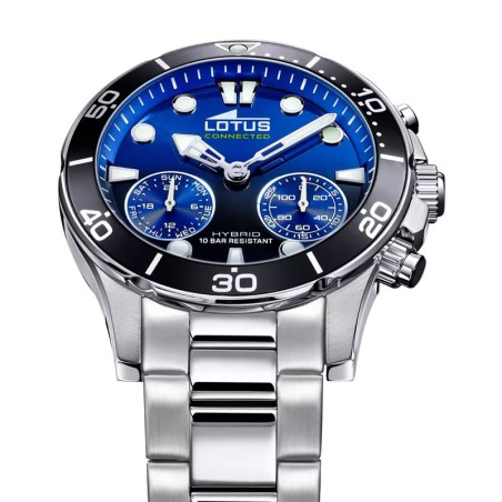 Montre homme connectée lotus hybrid acier 18800/3 – connectées