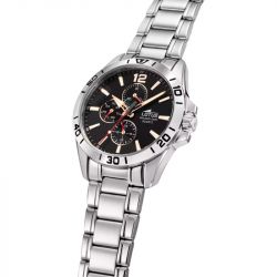 Montre homme lotus acier 18812/6 - analogiques - edora - 1