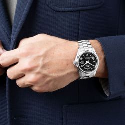 Montre homme lotus freedom  acier 18854/4 - analogiques - edora - 1