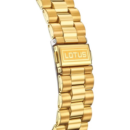Montre homme lotus freedom  acier doré  18857/1 – analogiques