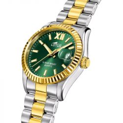 Montre femme lotus freedom acier bicolore 18931/3 - analogiques - edora - 2