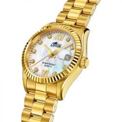 Montre femme lotus freedom acier doré 18932/1 - analogiques - edora - 2