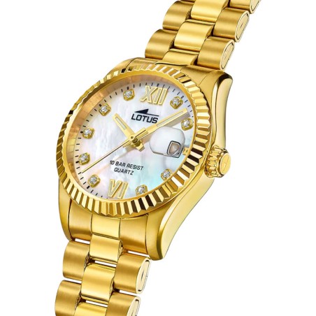 Montre femme lotus freedom acier doré 18932/1 – analogiques