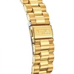 Montre femme lotus freedom acier doré 18932/1 - analogiques - edora - 3