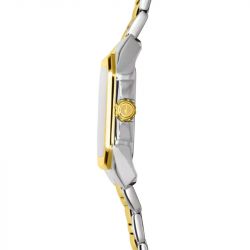 Montre femme lotus square acier bicolore 18969/1 - analogiques - edora - 3