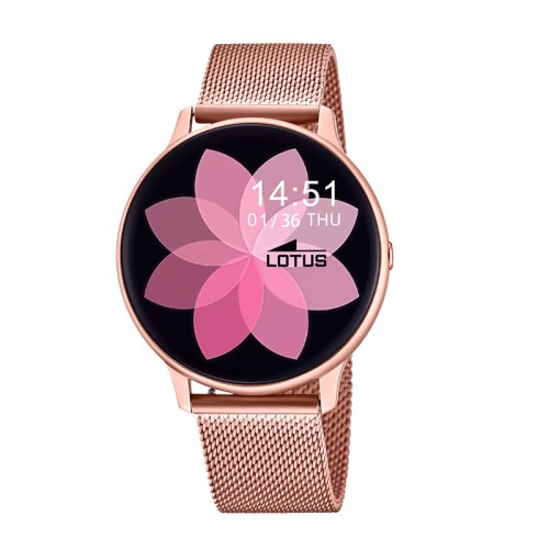 Montre Femme Connectée LOTUS SMARTWATCHAcier Doré Rose 50015/A