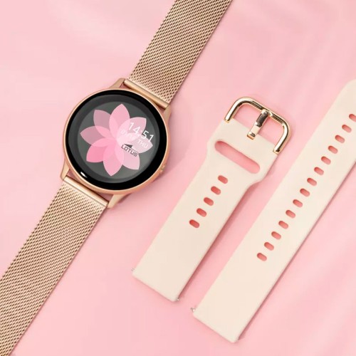 Montre Femme Connectée LOTUS SMARTWATCHAcier Doré Rose 50015/A