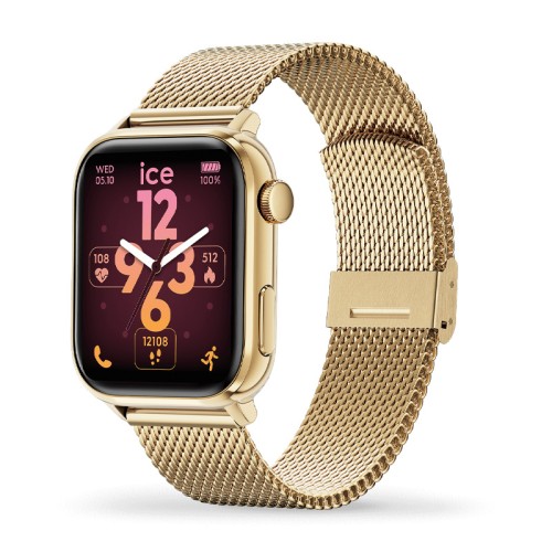 Montre Mixte ICE smart 3.0 rectangulaire 1.78Gold Milanese 024656