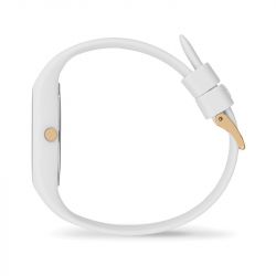 Montre femme ice glitter rose et silicone blanc 022572 - analogiques - edora - 2