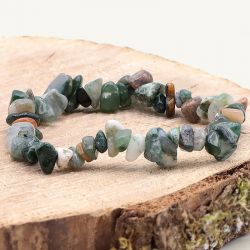 Bracelet baroque edora collection terra nata bhūna agate indienne edo3701459018413 - bracelets-elastique - edora - 0