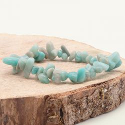 Bracelet baroque edora collection terra nata omaï amazonite pérou edo3701459018468 - bracelets-elastique - edora - 0