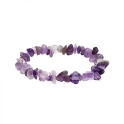 Bracelet baroque edora collection terra nata avara améthyste rubanée brésil edo3701459018543 - bracelets-elastique - edora - 2
