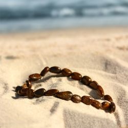 Bracelet pierres roulées edora collection terra nata orka bronzite edo3701459033225 - bracelets-elastique - edora - 0