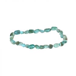 Bracelet pierres roulées edora collection terra nata elka apatite bleue edo3701459033256 - bracelets-elastique - edora - 2