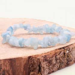 Bracelet baroque edora collection terra nata naïa aigue marine namibie edo3701459072392 - bracelets-elastique - edora - 0