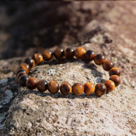 Bracelet boule terra nata serka oeil de tigre  edo3701459011551 – bracelets pierres naturelles