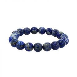 Bracelet boule terra nata maelia lapis lazuli edo3701459012251 - bracelets-elastique - edora - 1