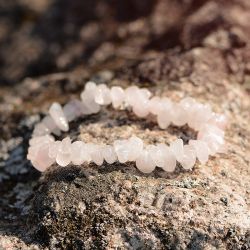 Bracelet baroque terra nata noaÉ quartz rose madagascar edo3701459044351 - bracelets-elastique - edora - 0