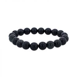 Bracelet boule terra nata  aurelka obsidienne Œil céleste edo3701459083077 - bracelets-elastique - edora - 1