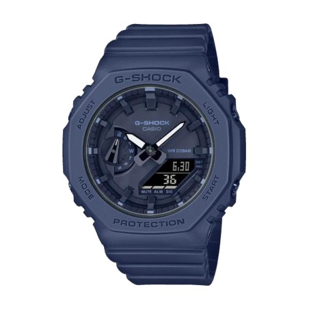 Montre femme casio g-shock série gma-s résine bleue gma-s2100ba-2a1er – digitales