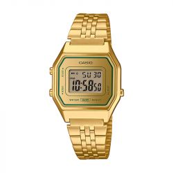 Montre femme casio iconic acier doré la680wegv-9aef - digitales - edora - 0