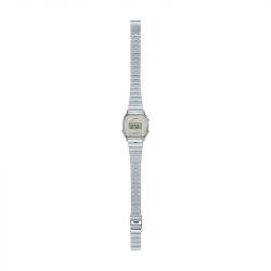 Montre femme casio mini collection acier argenté la670wea-7ef - digitales - edora - 2