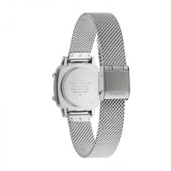 Montre femme casio mini collection acier argenté la670wem-7ef - digitales - edora - 3