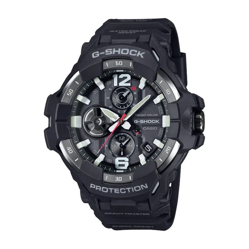 Montre homme  casio g-shock gravitymaster résine noire gr-b300-1aer - analogiques - edora