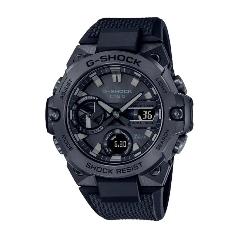 Montre homme  casio g-shock g-steel  résine noire gst-b400bb-1aer - analogiques - edora