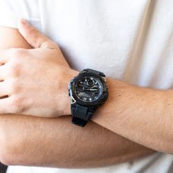 Montre homme  casio g-shock g-steel  résine noire gst-b400bb-1aer - analogiques - edora - 1