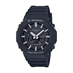 Montre homme casio g-shock résine noire ga-2100-1aer - analogiques - edora - 0