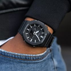 Montre homme casio g-shock résine noire ga-2100-1aer - analogiques - edora - 1