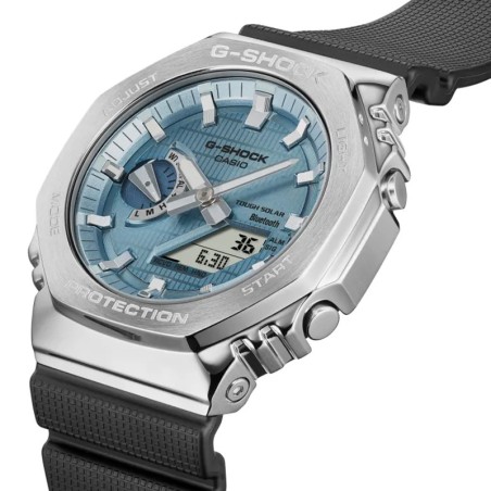 Montre homme casio g-steel résine noir gbm-2100a-1a2er – analogiques